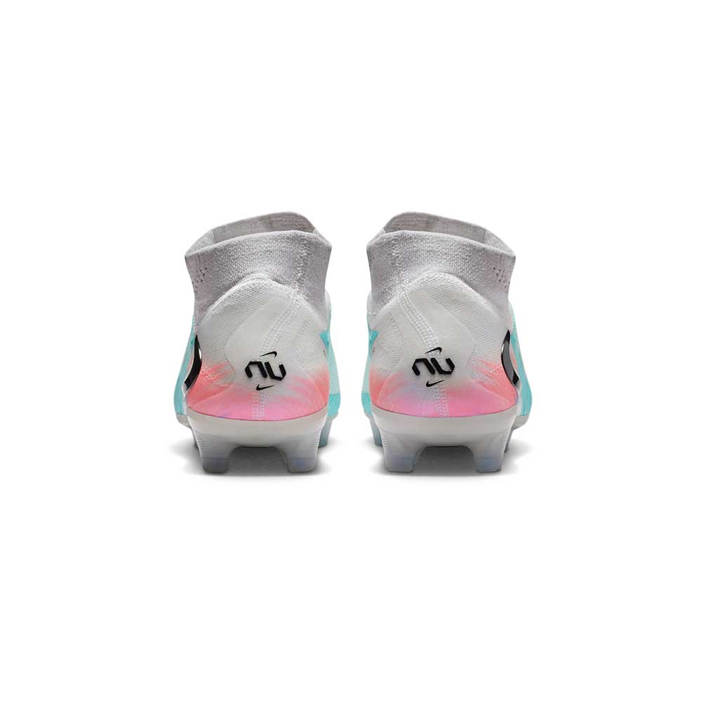Phantom 6 High Elite FG NU2 Soccer Cleat - Pistachio Frost/Hyper Orange - Regular (D) - Image 7
