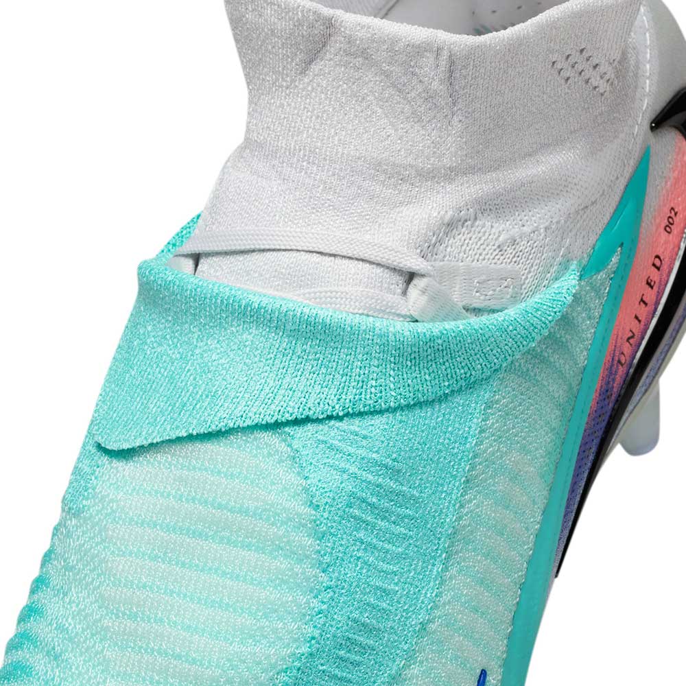 Phantom 6 High Elite FG NU2 Soccer Cleat - Pistachio Frost/Hyper Orange - Regular (D) - Image 8