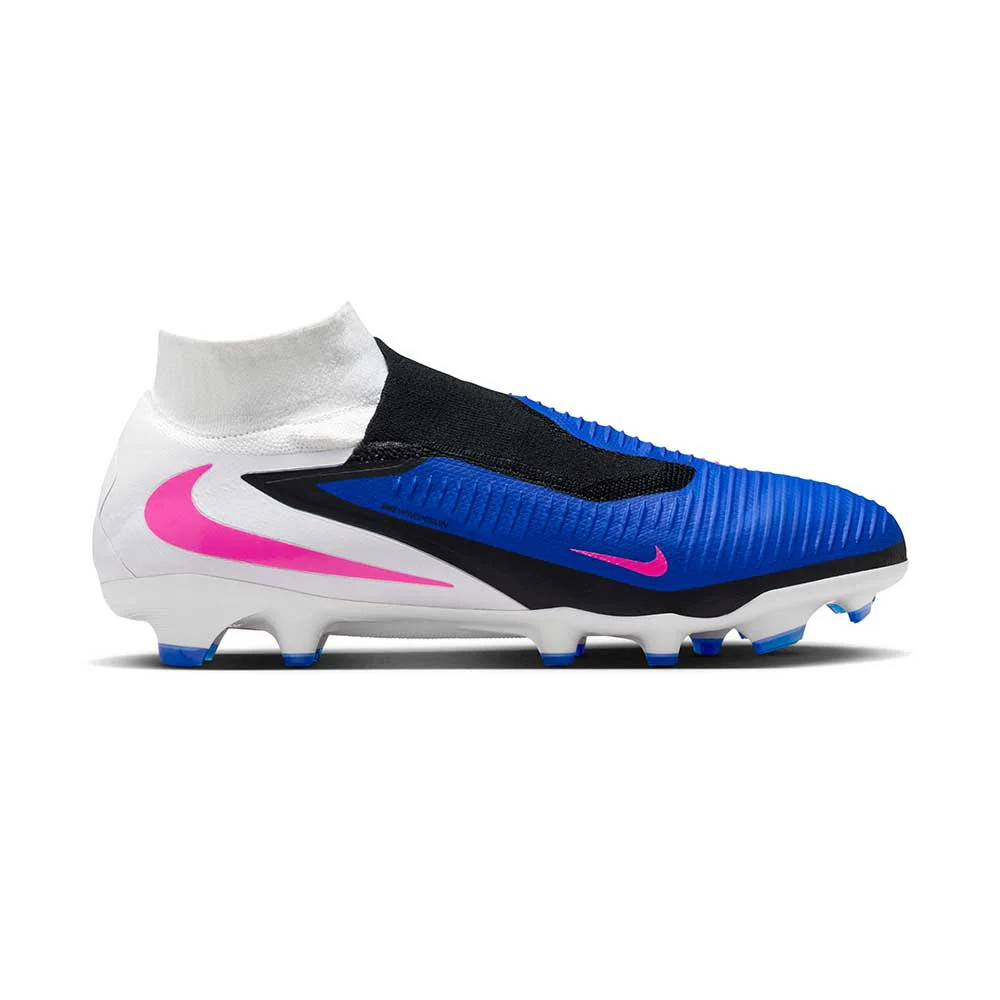 Phantom 6 High Pro FG Soccer Cleat - Racer Blue/Pink Blast/White - Regular (D)