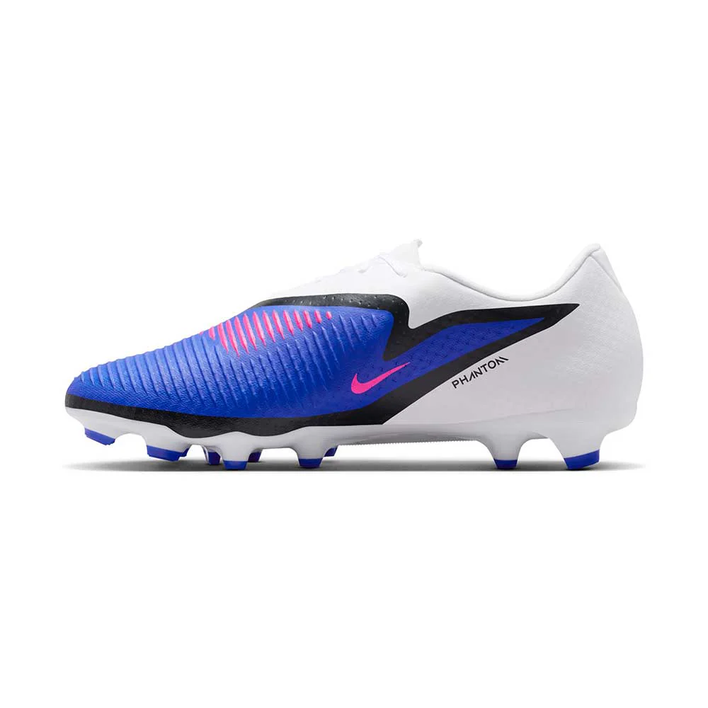 Phantom 6 Low Academy FG/MG Soccer Cleat - Racer Blue/Pink Blast/White - Regular (D) - Image 3