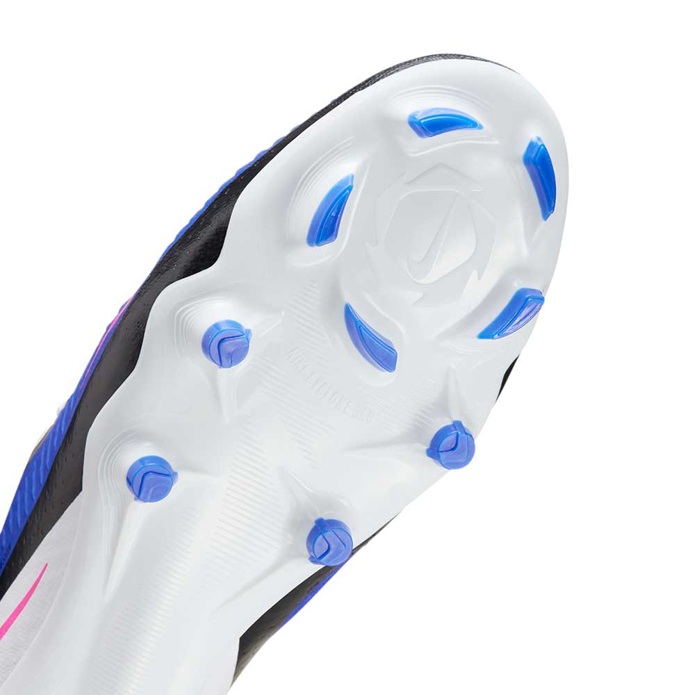 Phantom 6 Low Academy FG/MG Soccer Cleat - Racer Blue/Pink Blast/White - Regular (D) - Image 7