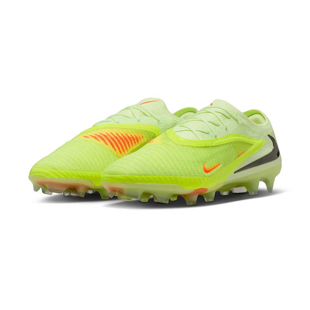Phantom 6 Low Elite FG Soccer Cleat - Hyper Crimson/Black/Limelight - Regular (D) - Image 2