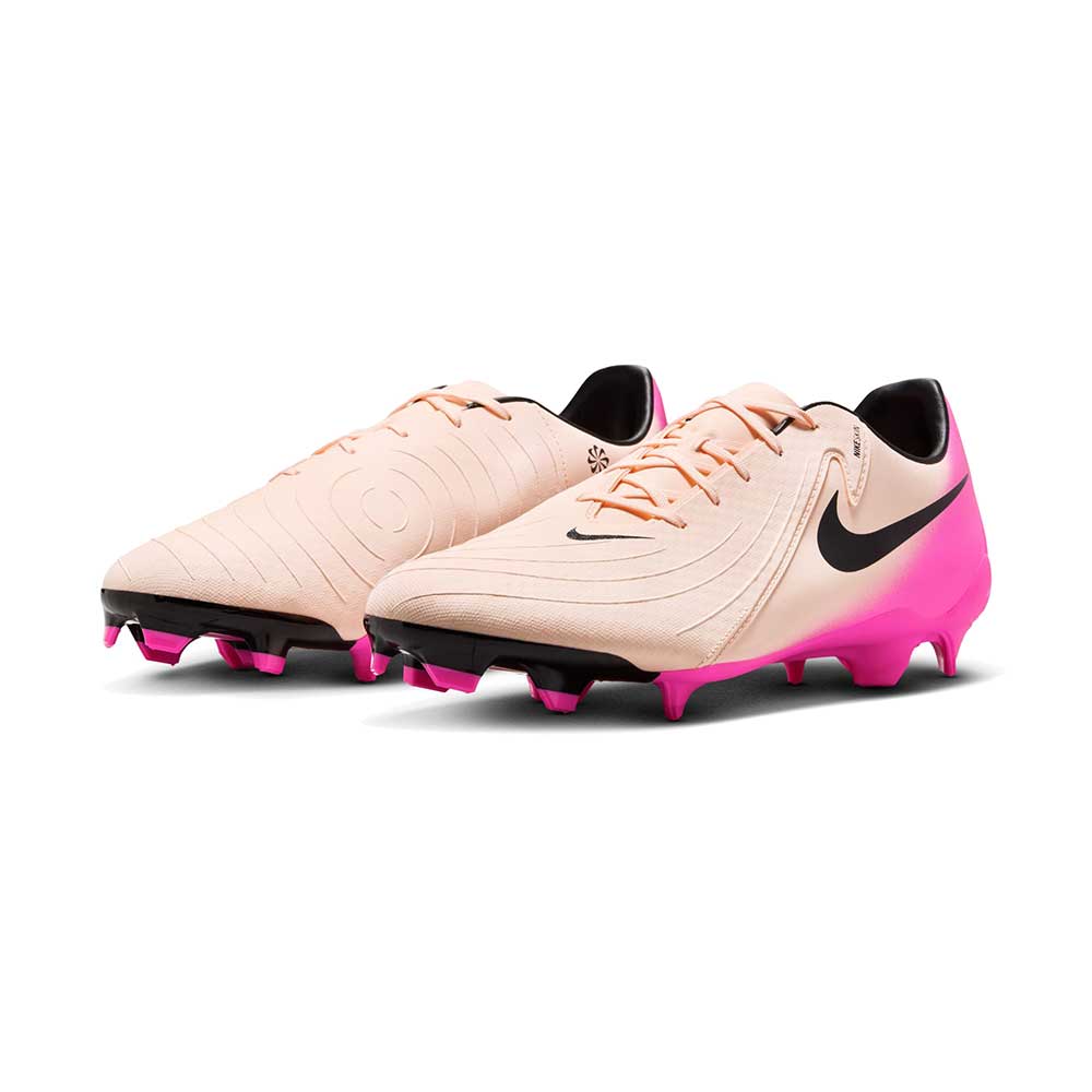 Phantom GX II Academy FG/MG Soccer Cleat - Crimson Tint/Black/Pink Blast - Regular (D) - Image 3