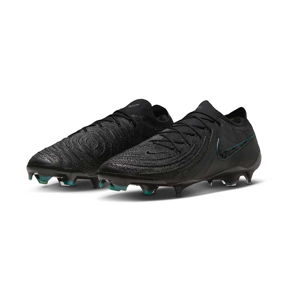 Men's Phantom GX II Elite FG Soccer Cleat - Black/Black-Deep Jungle - Regular (D) - Image 2