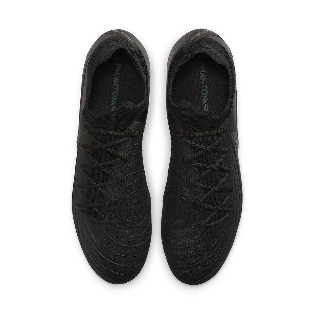 Phantom GX II Pro FG Soccer Cleats - Black/Black-Deep Jungle - Regular (D) - Image 4