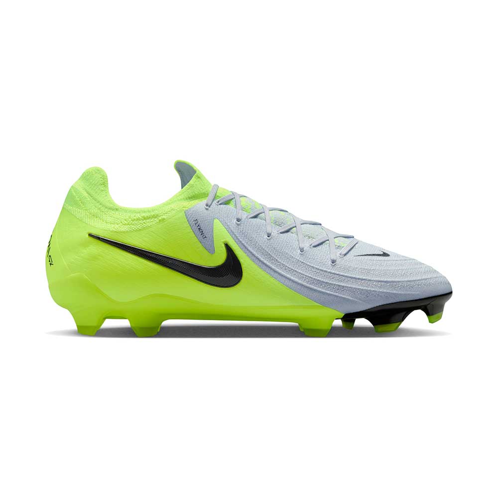 Phantom GX II Pro FG Soccer Cleat - Metallic Silver/Black/Volt - Regular (D)