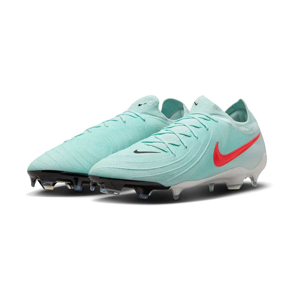 All Gender Phantom GX II Pro FG Soccer Shoe -  Mint/Atomic Red - Regular (D) - Image 2