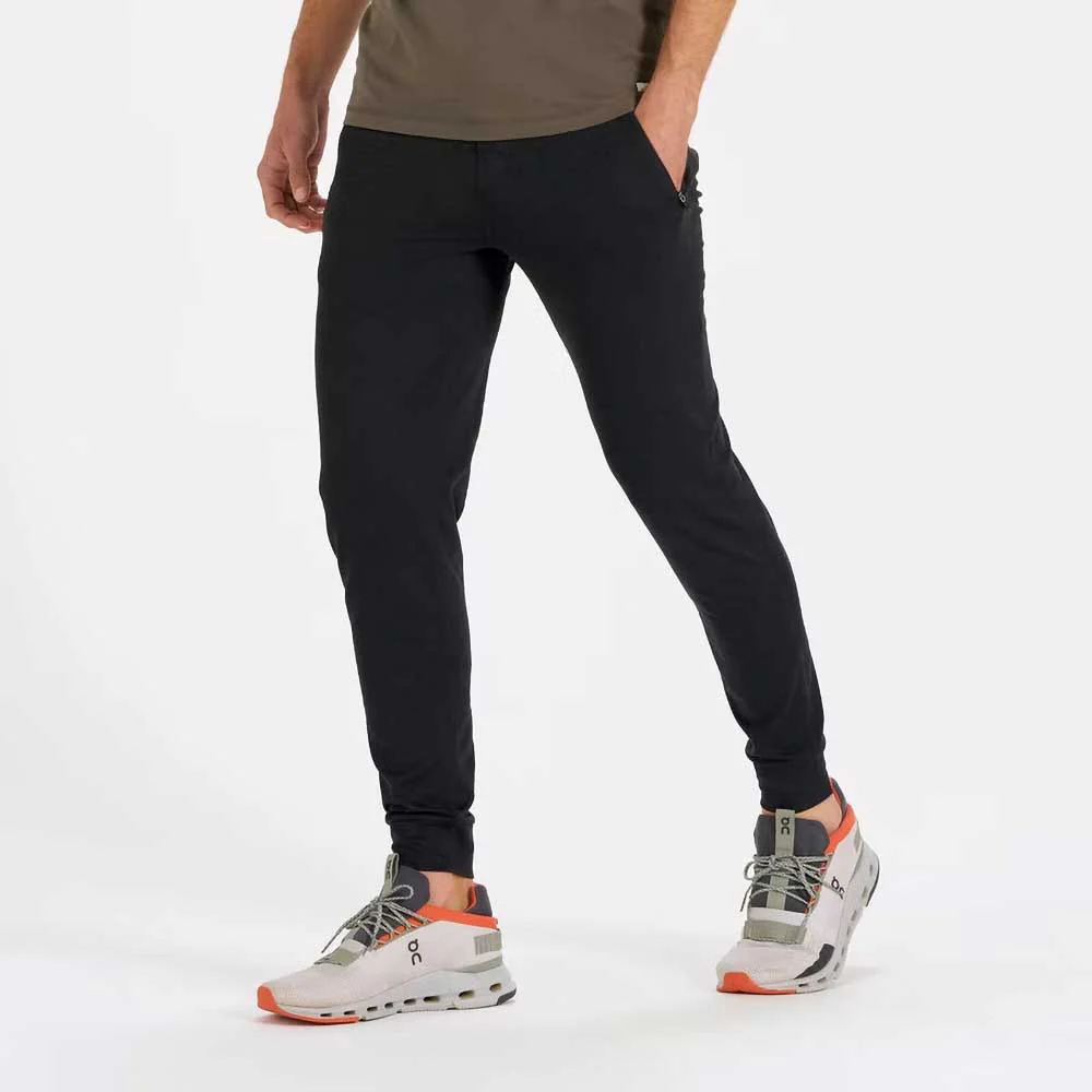 Men's Ponto Performance Jogger - Black Heather - Image 3