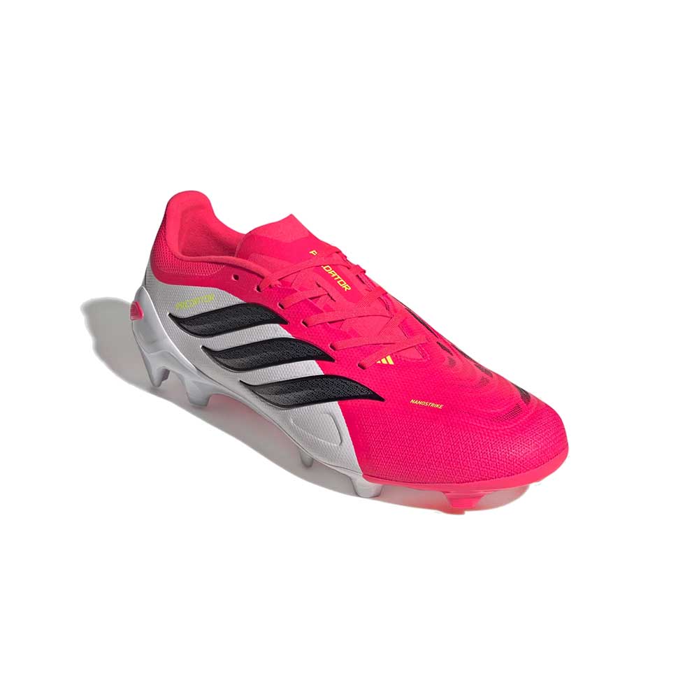 Predator League FG Soccer Cleat - Lucid Red/Core Black/Cloud White - Regular (D) - Image 2