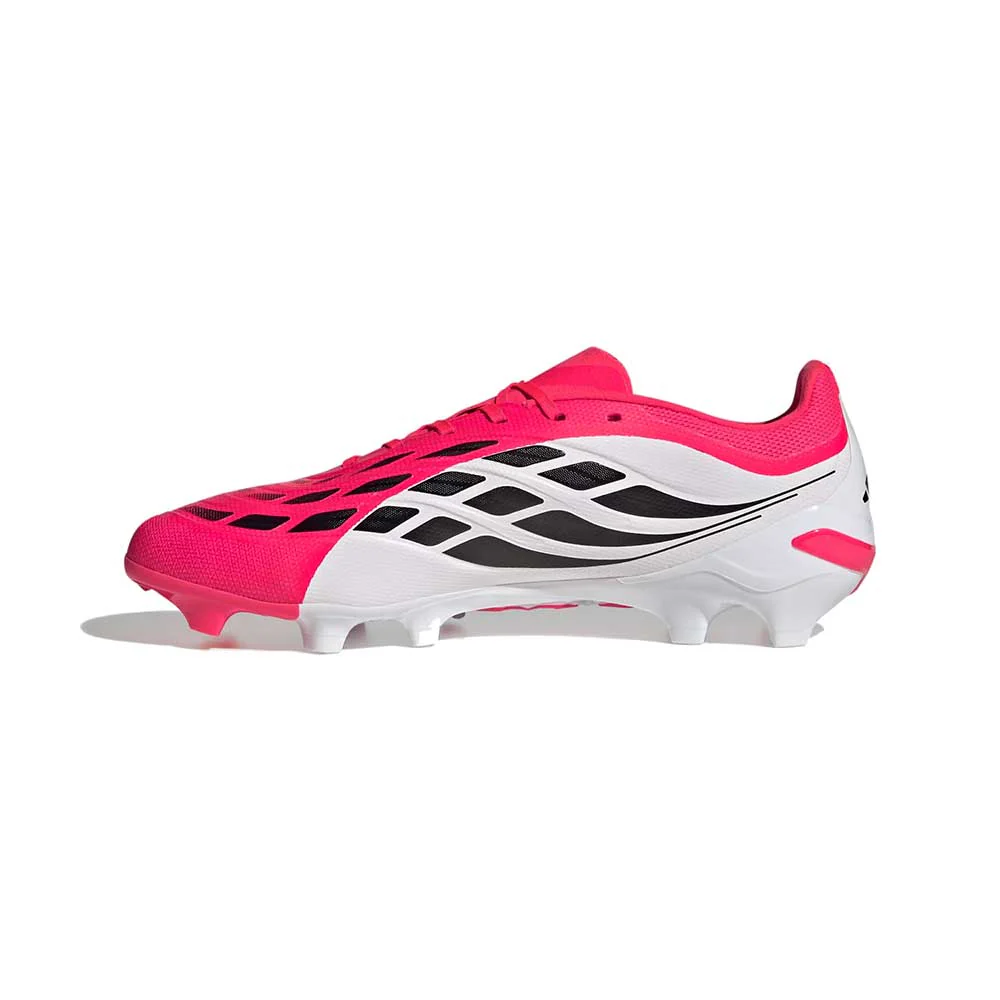 Predator League FG Soccer Cleat - Lucid Red/Core Black/Cloud White - Regular (D) - Image 3