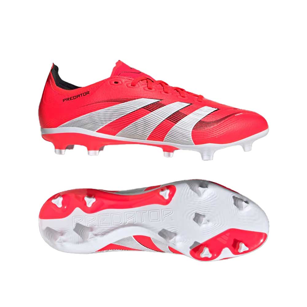 Men's Predator League FG/MG Soccer Cleat - Lucid Red/Ftwr White/Black - Regular (D) - Image 3