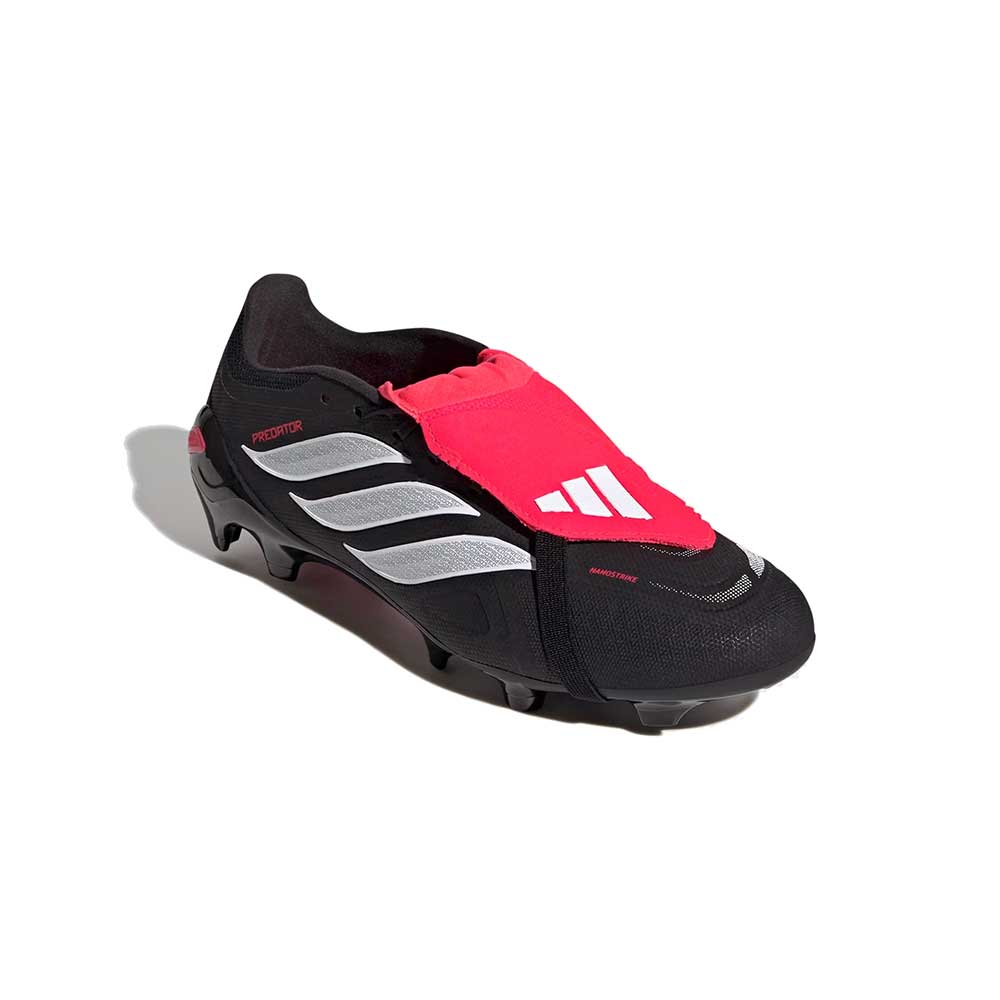 Predator League FT FG Soccer Cleat - Core Black/Ftwr White/Lucid Red - Regular (D) - Image 2