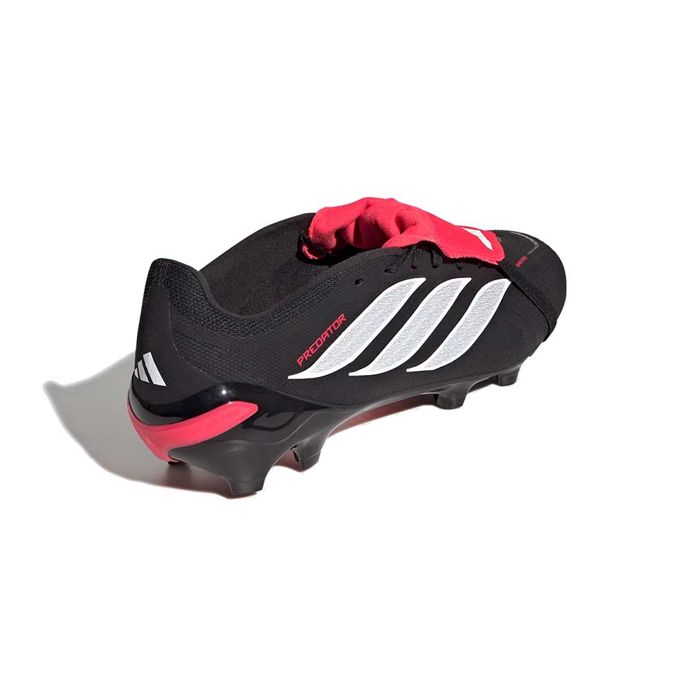 Predator League FT FG Soccer Cleat - Core Black/Ftwr White/Lucid Red - Regular (D) - Image 4