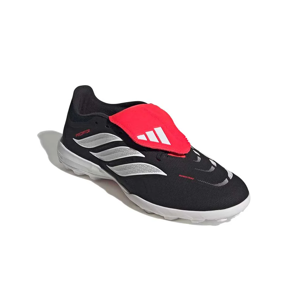 Predator League FT TF Soccer Shoe - Core Black/Ftw White/Lucid Red - Regular (D) - Image 2