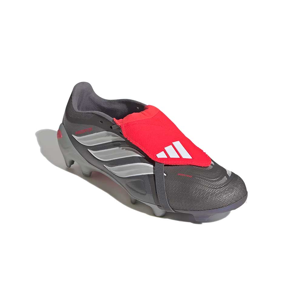 Predator League FT FG Soccer Cleat - Iron Mt/Zero Mt/Lucid Red - Regular (D) - Image 2