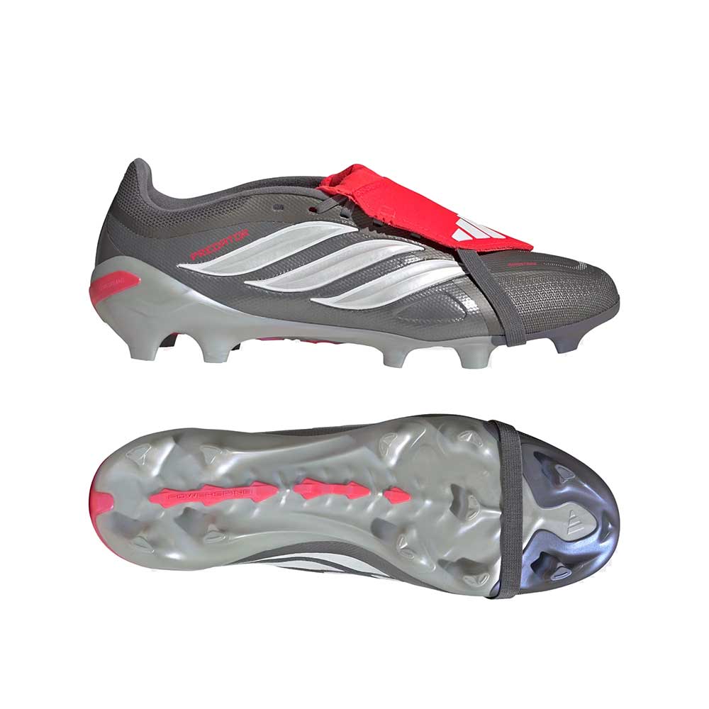 Predator League FT FG Soccer Cleat - Iron Mt/Zero Mt/Lucid Red - Regular (D) - Image 7