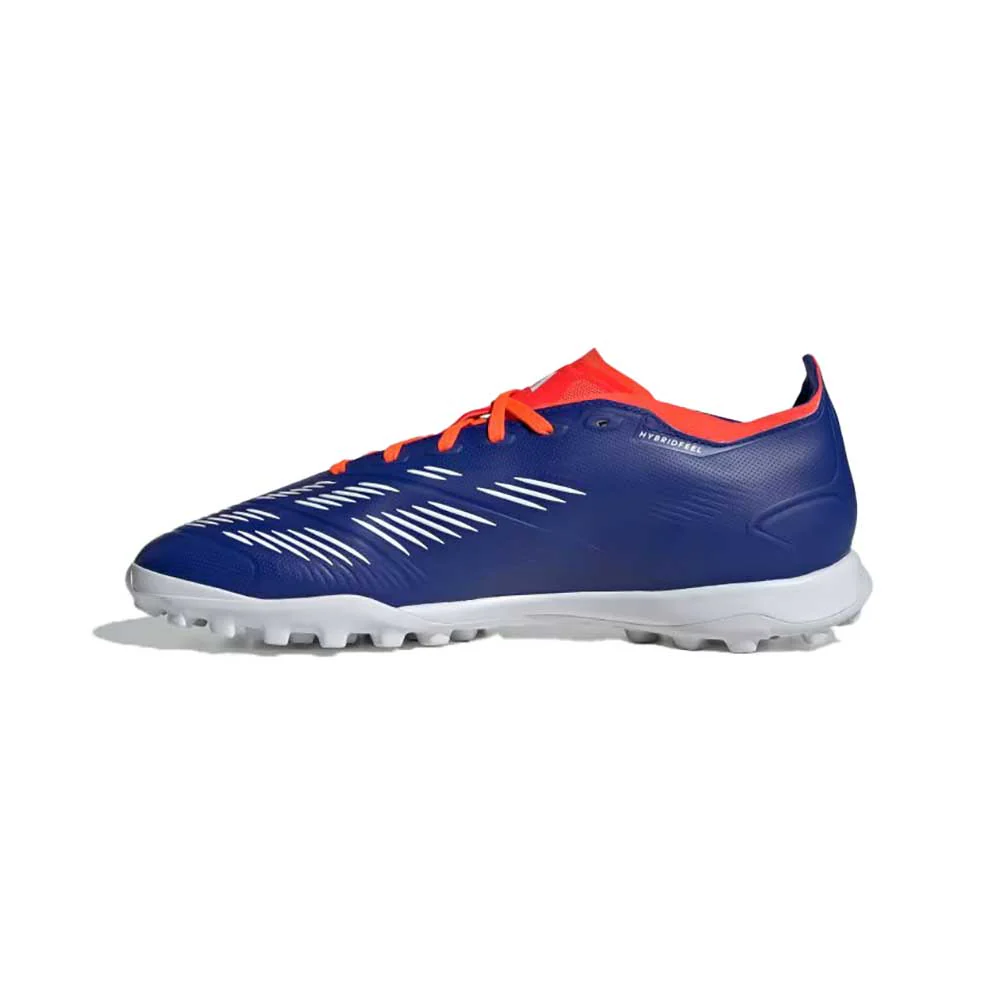 Predator League TF Soccer Shoe - Lucid Blue/Cloud White/Solar Red - Regular (D) - Image 3