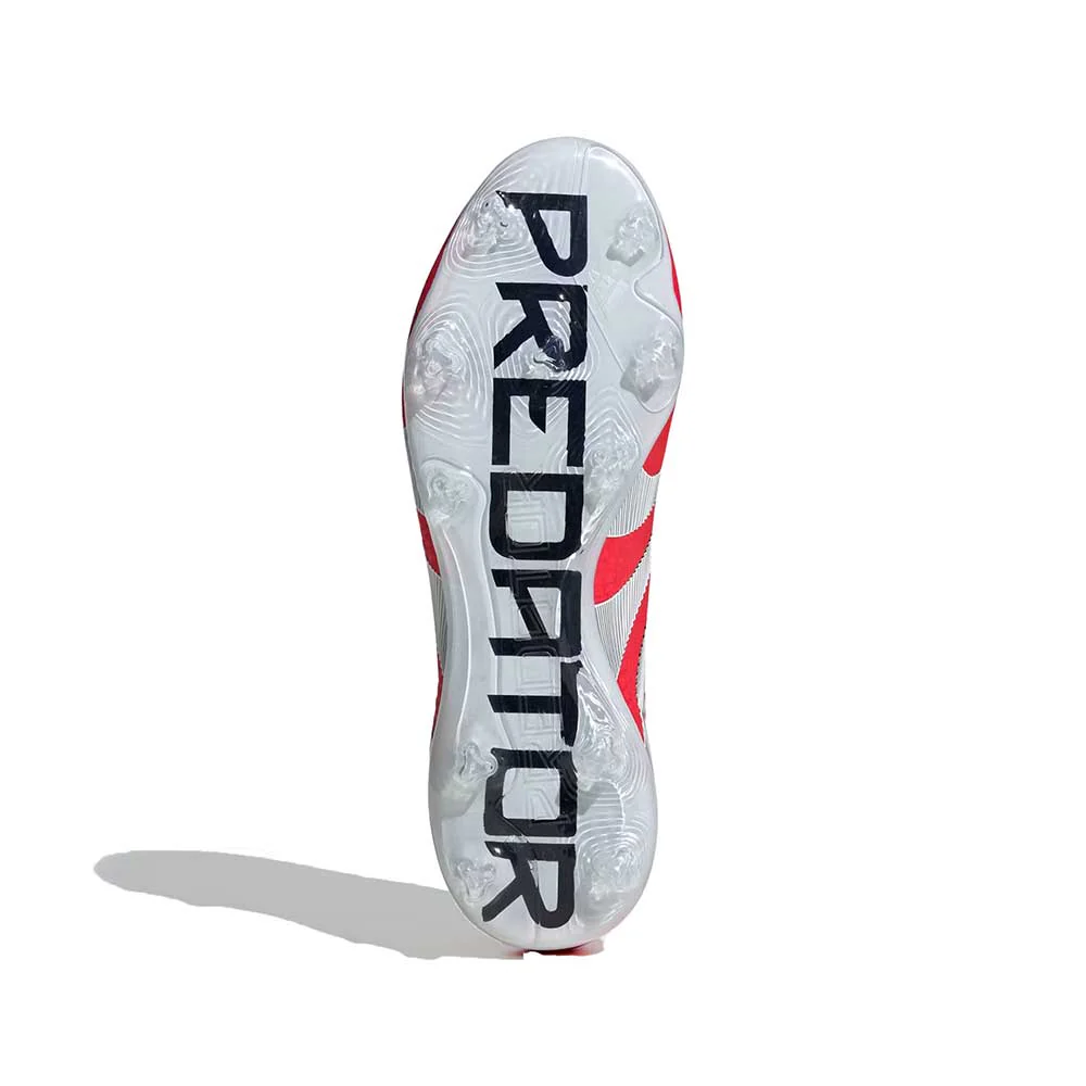Men's Predator Pro FG Soccer Cleat - Lucid Red/Cloud White/Black - Regular (D) - Image 8