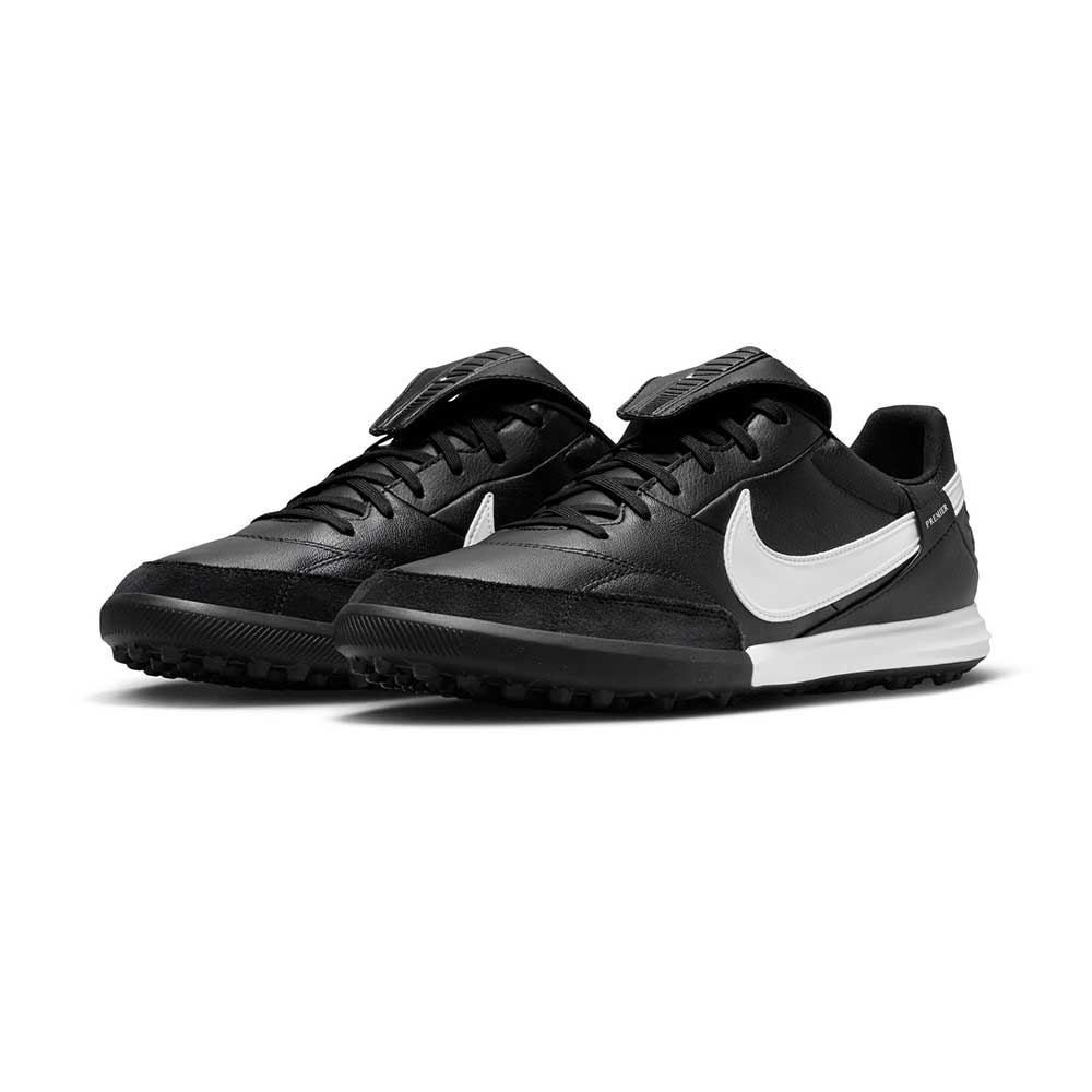 Premier 3 TF Soccer Shoe - Black/White - Image 3