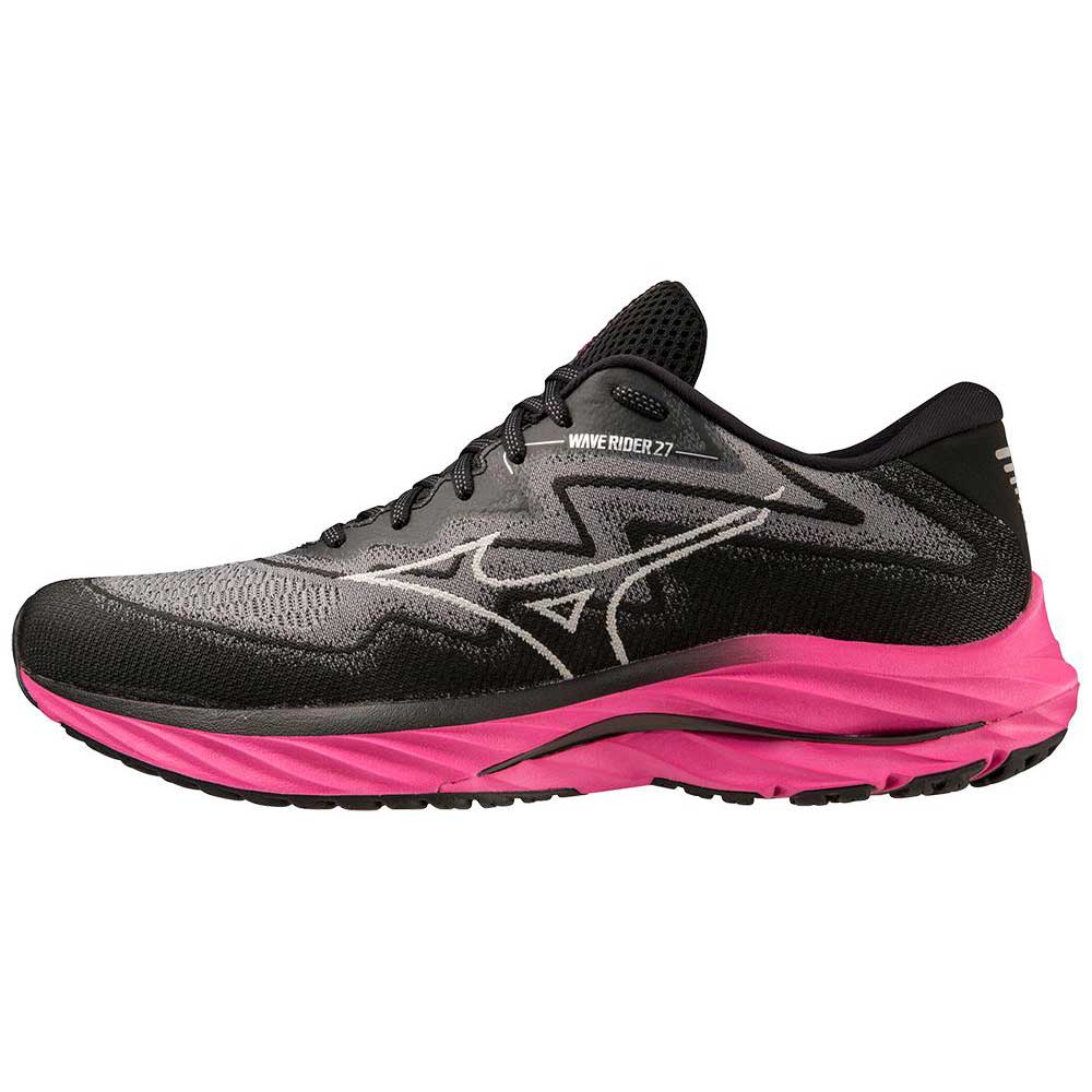 Men's Project Zero Wave Rider 27 Running Shoe - Black/Harbor Mist- Regular (D) - Image 2