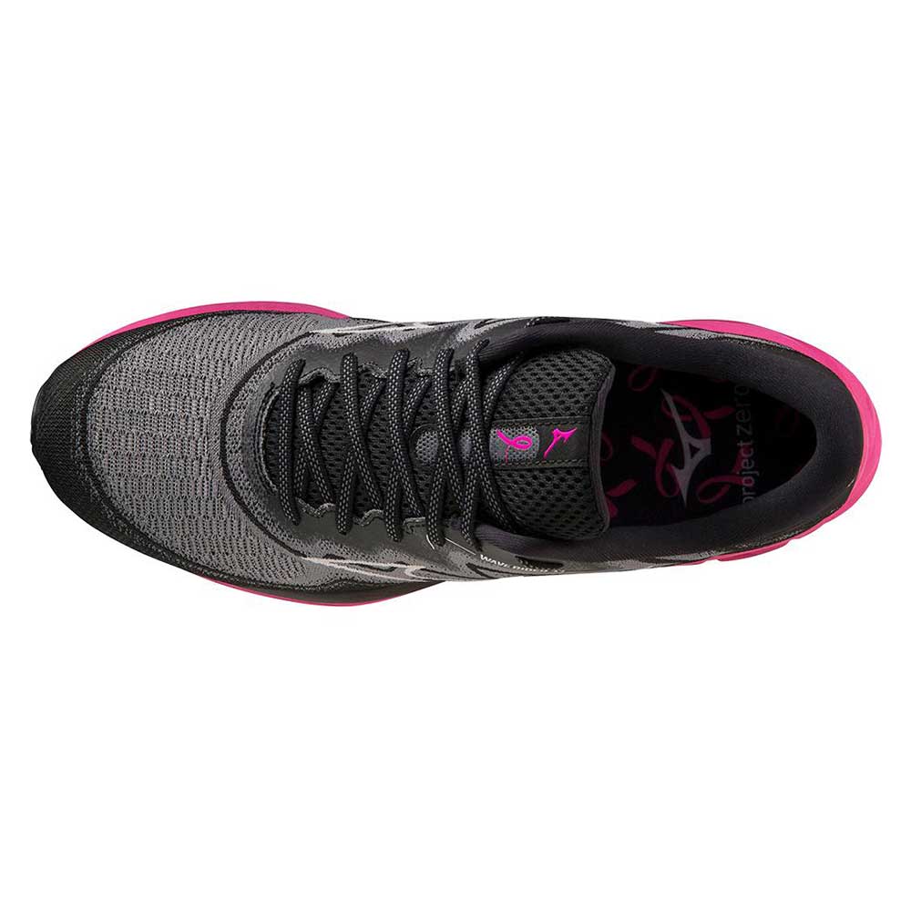 Men's Project Zero Wave Rider 27 Running Shoe - Black/Harbor Mist- Regular (D) - Image 4