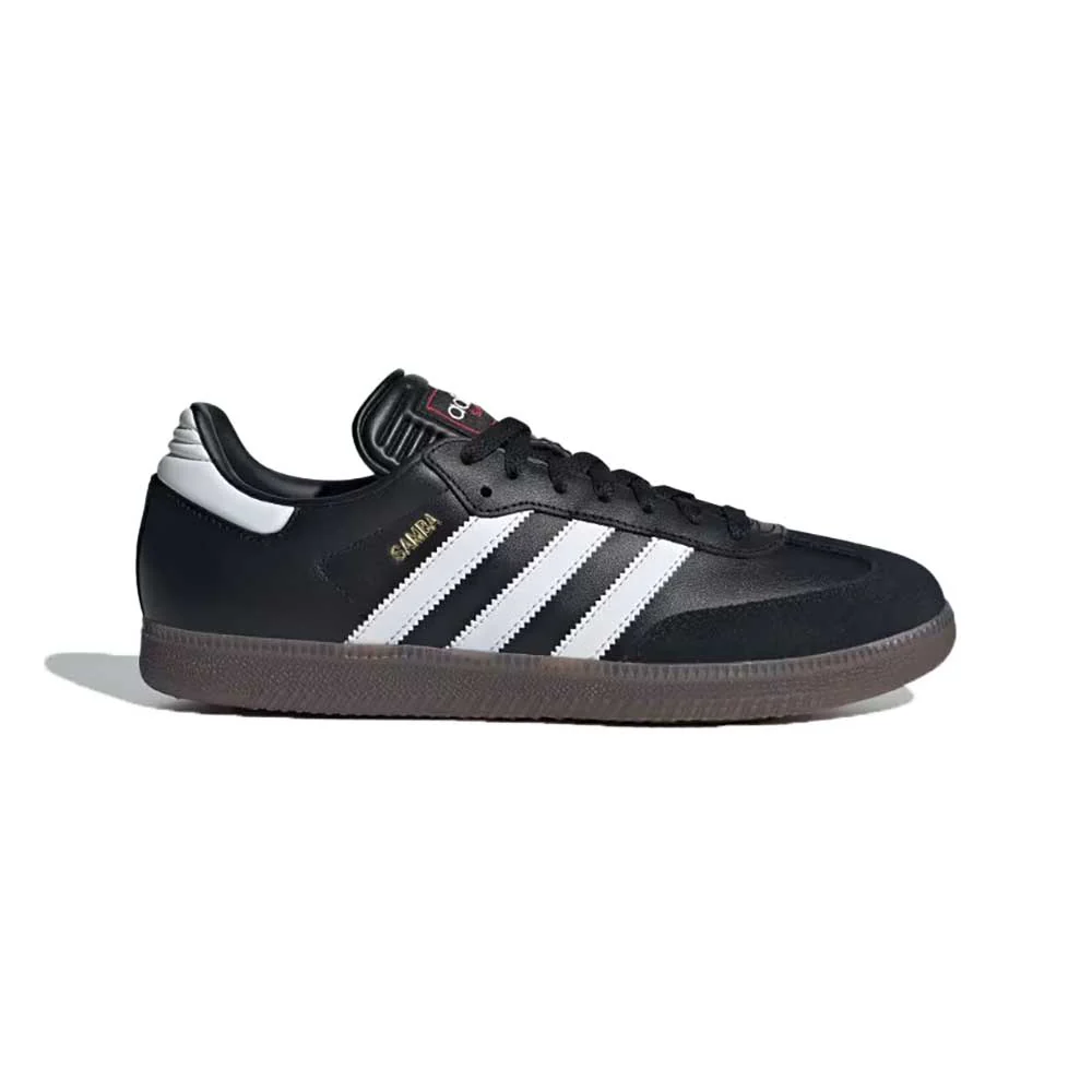 Men's Samba Indoor Soccer Shoe - Core Black/Cloud White/Vivid Red - Regular (D)