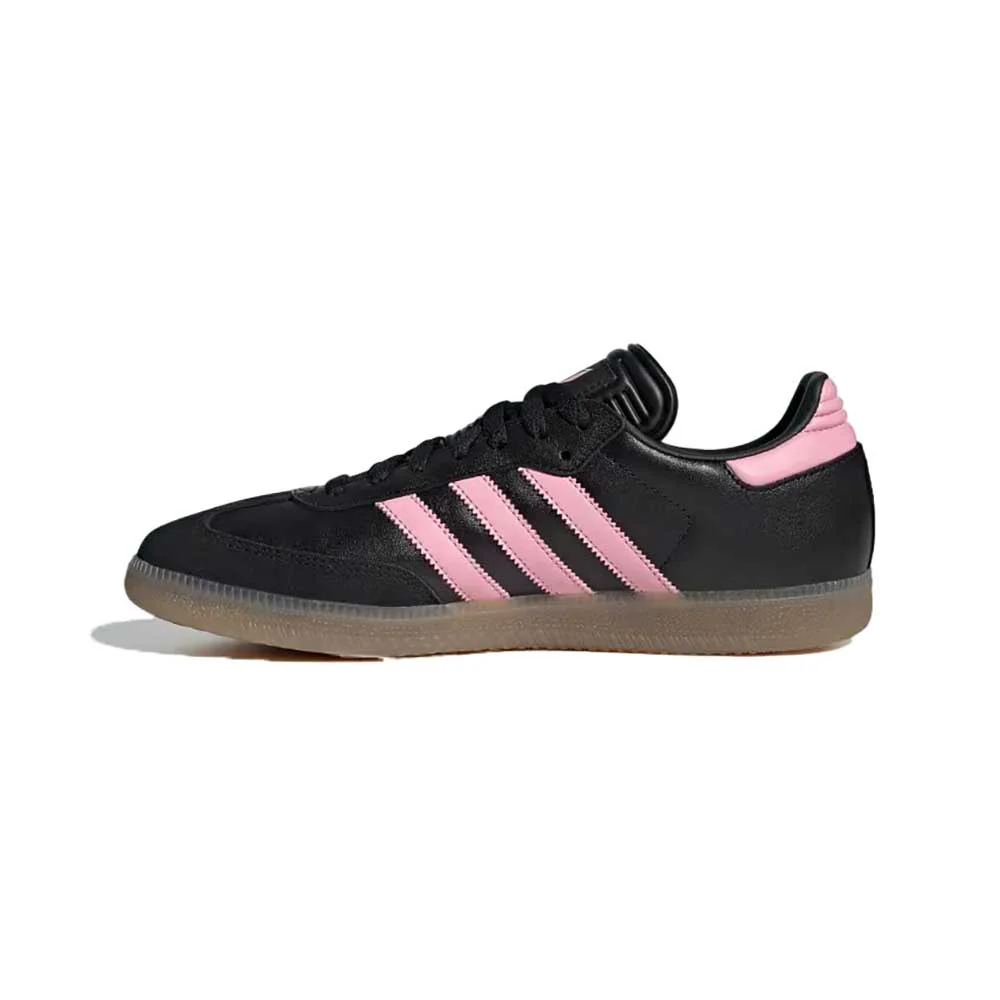 Men's Samba Messi Indoor Soccer Shoe - Core Black/Light Pink/Gold Met - Regular (D) - Image 3