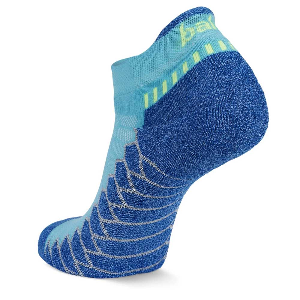 Silver No Show Tab Running Socks - Cobalt - Image 3