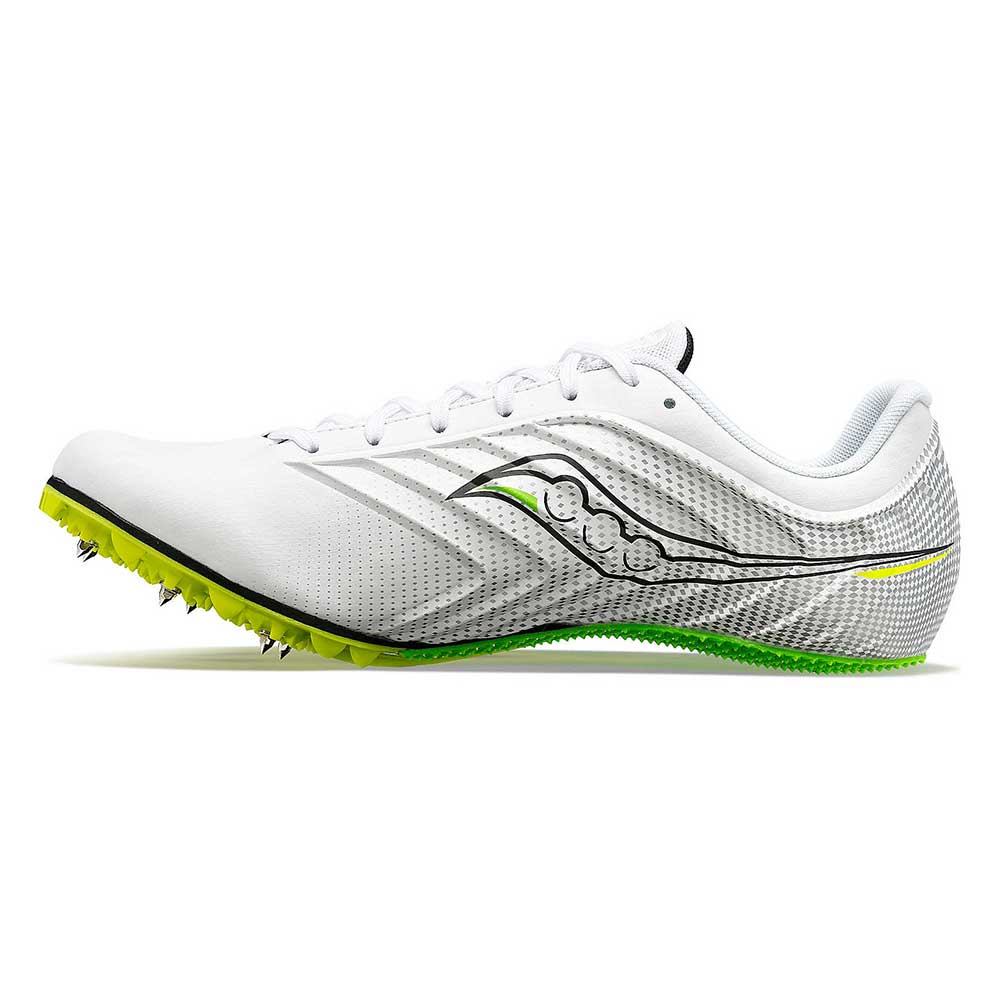 Men's Spitfire 5 Track & Field Spike -  White/Slime - Regular (D) - Image 3