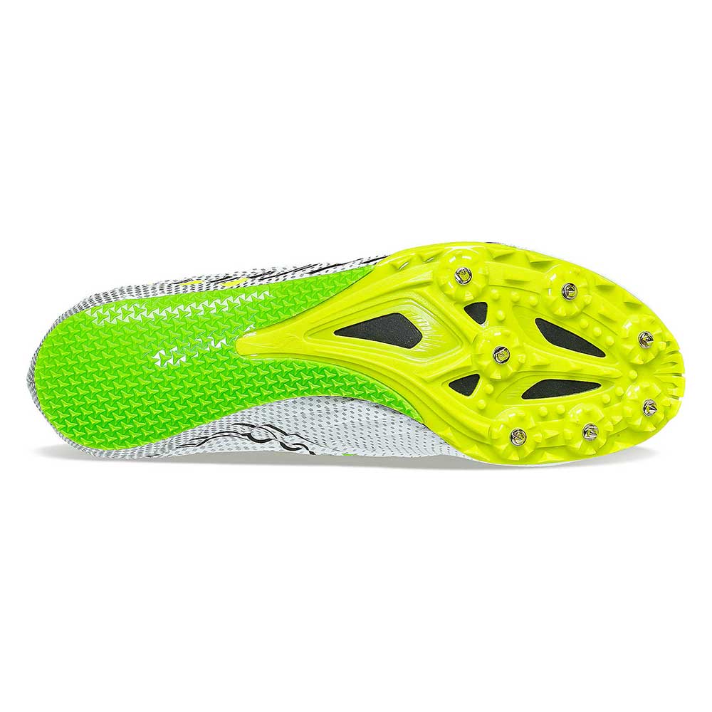 Men's Spitfire 5 Track & Field Spike -  White/Slime - Regular (D) - Image 5