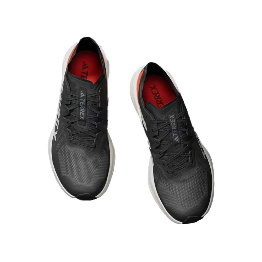 Men's Terrex Agravic Speed Trail Running Shoe - Core Black/Grey One/Impact Orange - regular (D) - Image 2