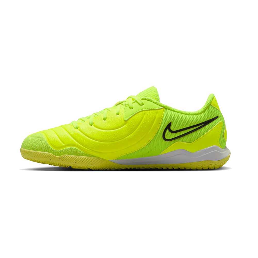 Tiempo Legend 10 Academy IC Soccer Shoe - Volt/Black - Regular (D) - Image 2