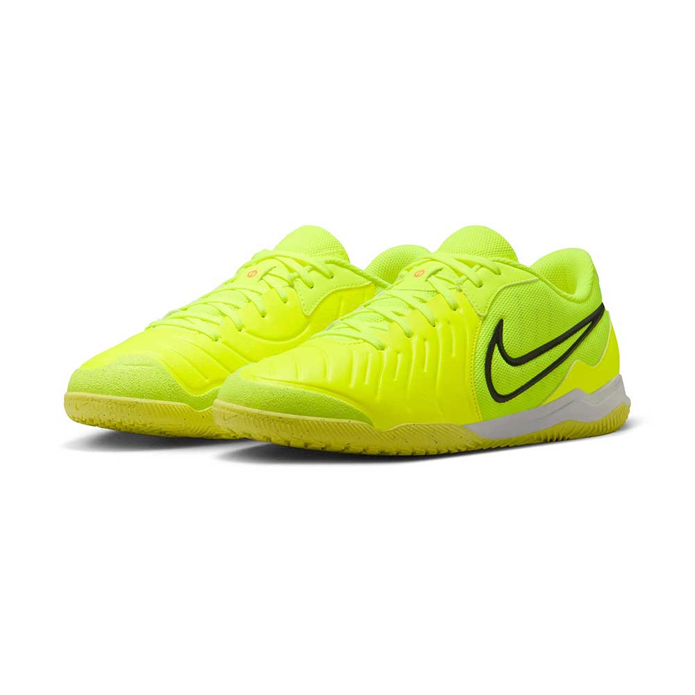 Tiempo Legend 10 Academy IC Soccer Shoe - Volt/Black - Regular (D) - Image 3