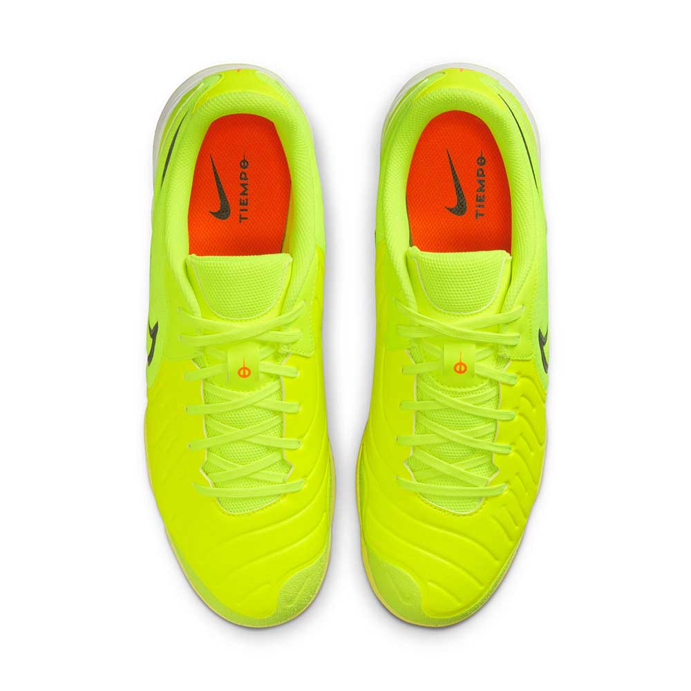 Tiempo Legend 10 Academy IC Soccer Shoe - Volt/Black - Regular (D) - Image 4