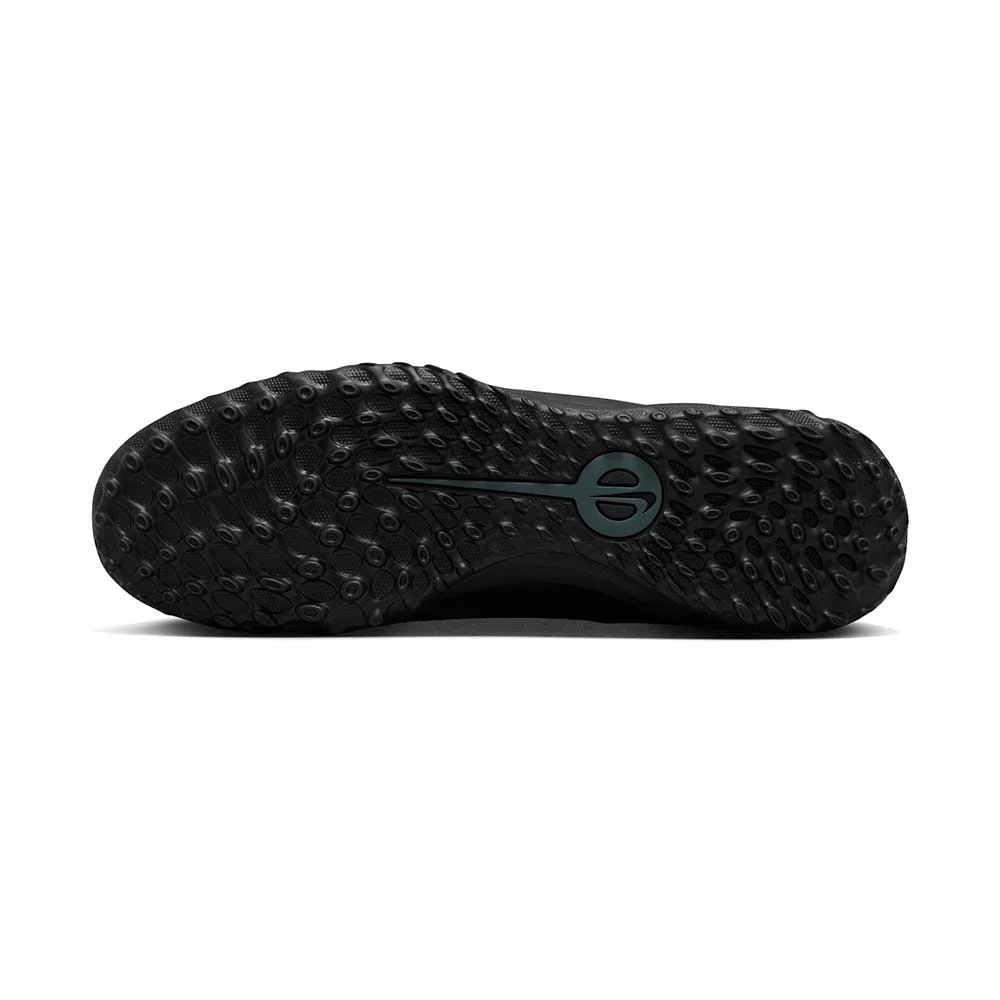 Tiempo Legend 10 Academy Turf Soccer Shoe - Black/Black/Deep Jungle - Regular (D) - Image 6