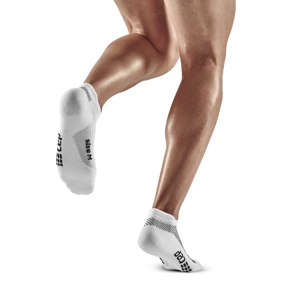 Men's Training No Show Socks - White Training - Image 3