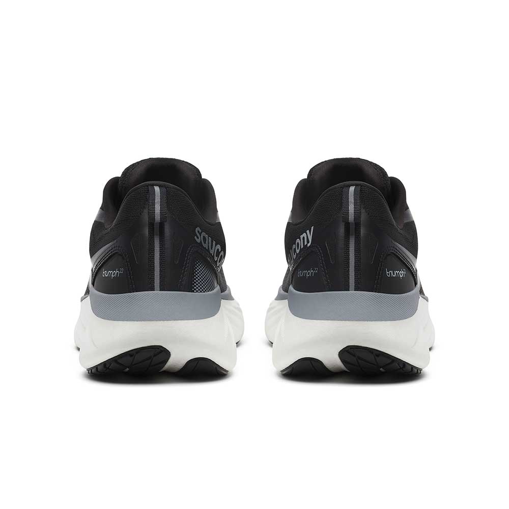 Men's Triumph 22 Running Shoe - Black/White - Regular (D) - Image 5