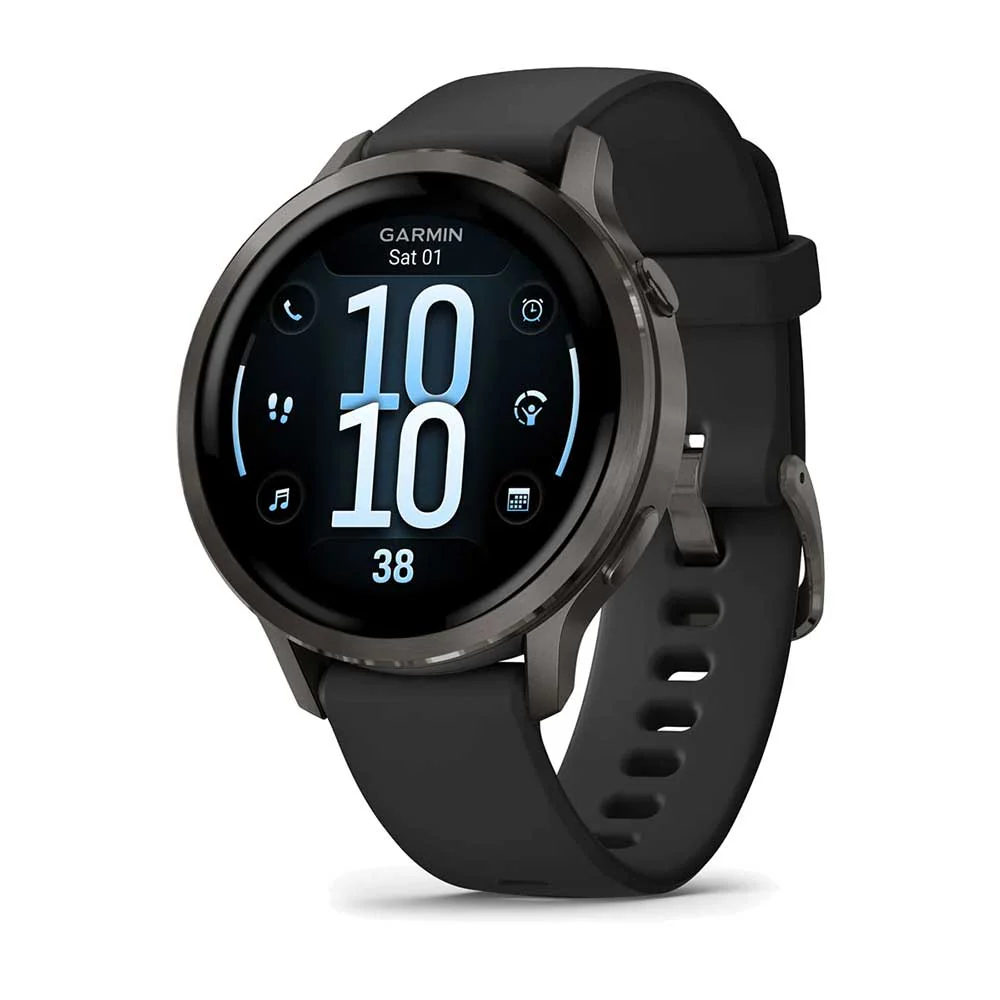 Venu 4 - 41 mm - Slate with Black Silicone Band - Image 2