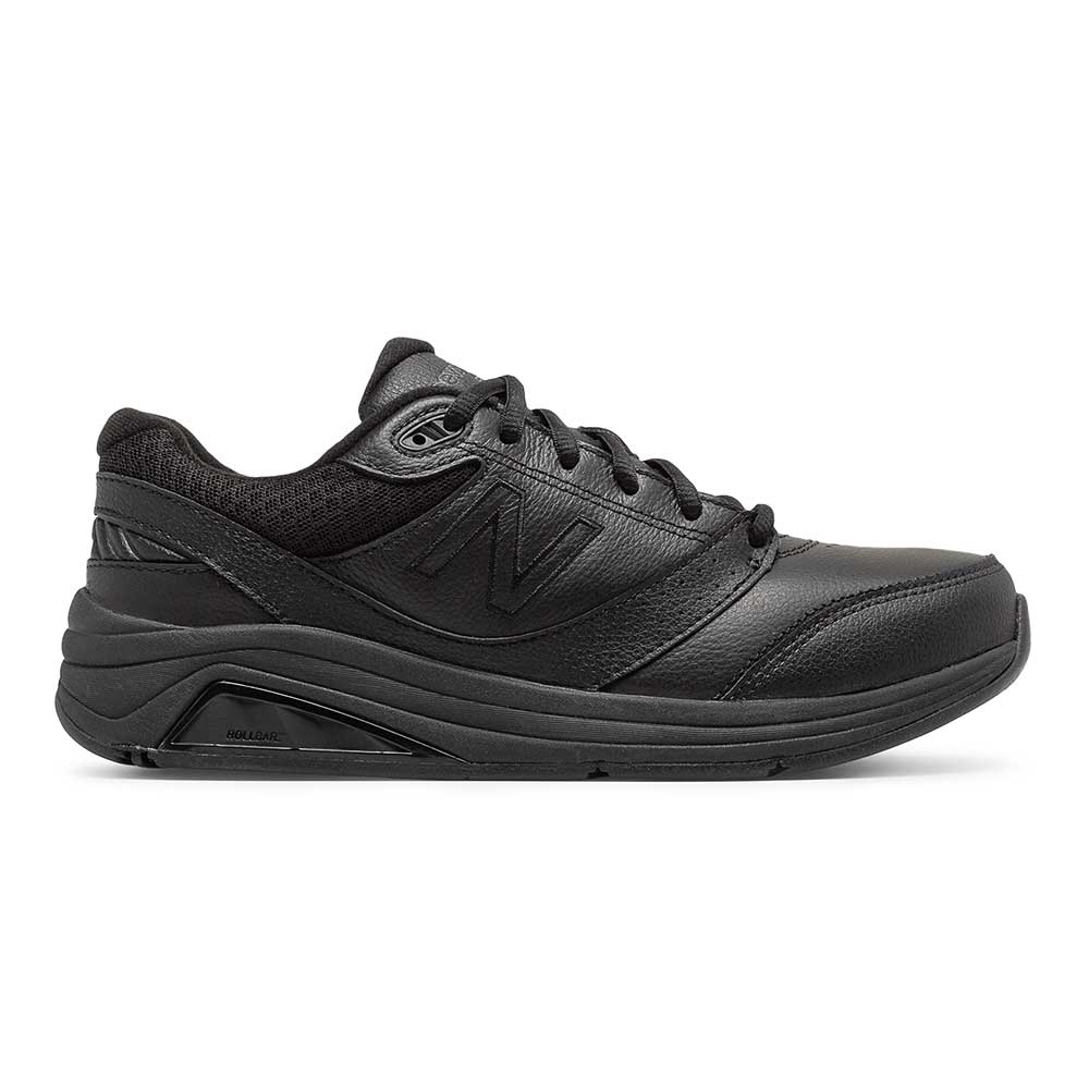 Women's Leather 928v3 Walking Shoe-Black - Extra Wide (2E)