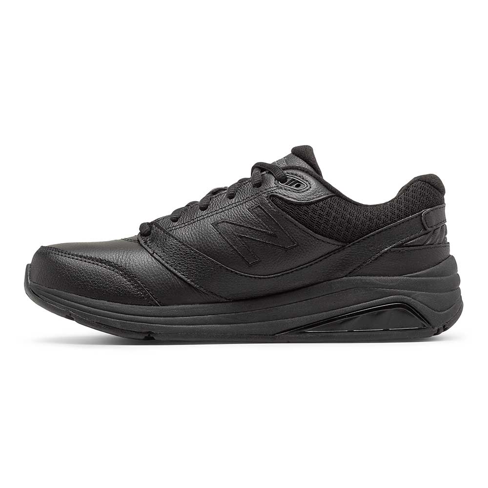 Women's Leather 928v3 Walking Shoe-Black - Extra Wide (2E) - Image 2
