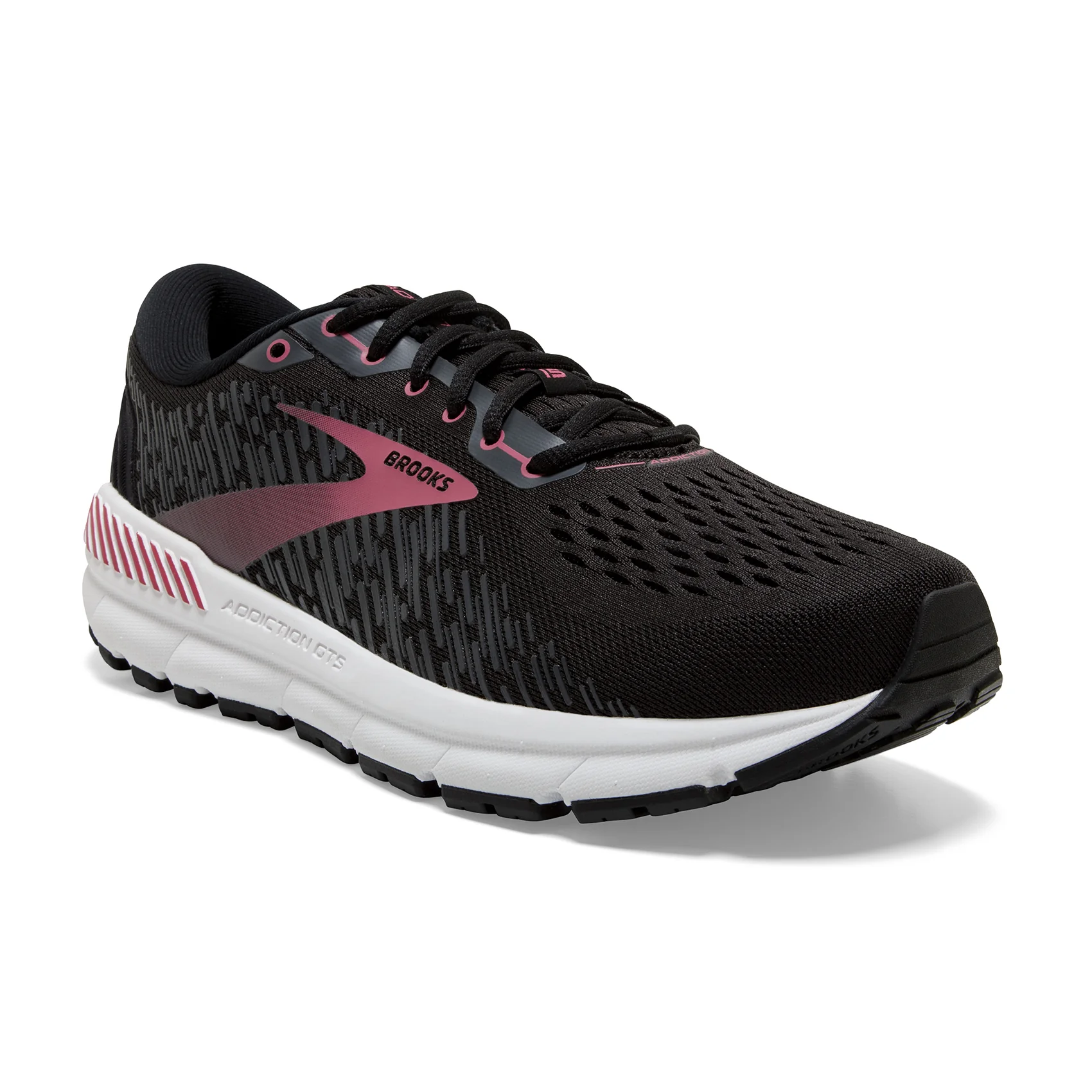 Women's Addiction GTS 15 Running Shoe - Black/Ebony/Mauvewood - Wide (D) - Image 3