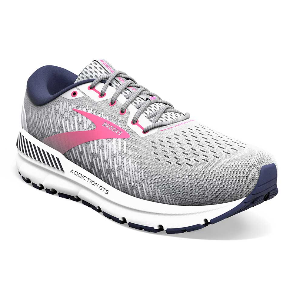 Women's Addiction GTS 15 Running Shoe - Oyster/Peacoat/Lilac Rose - Regular (B) - Image 3