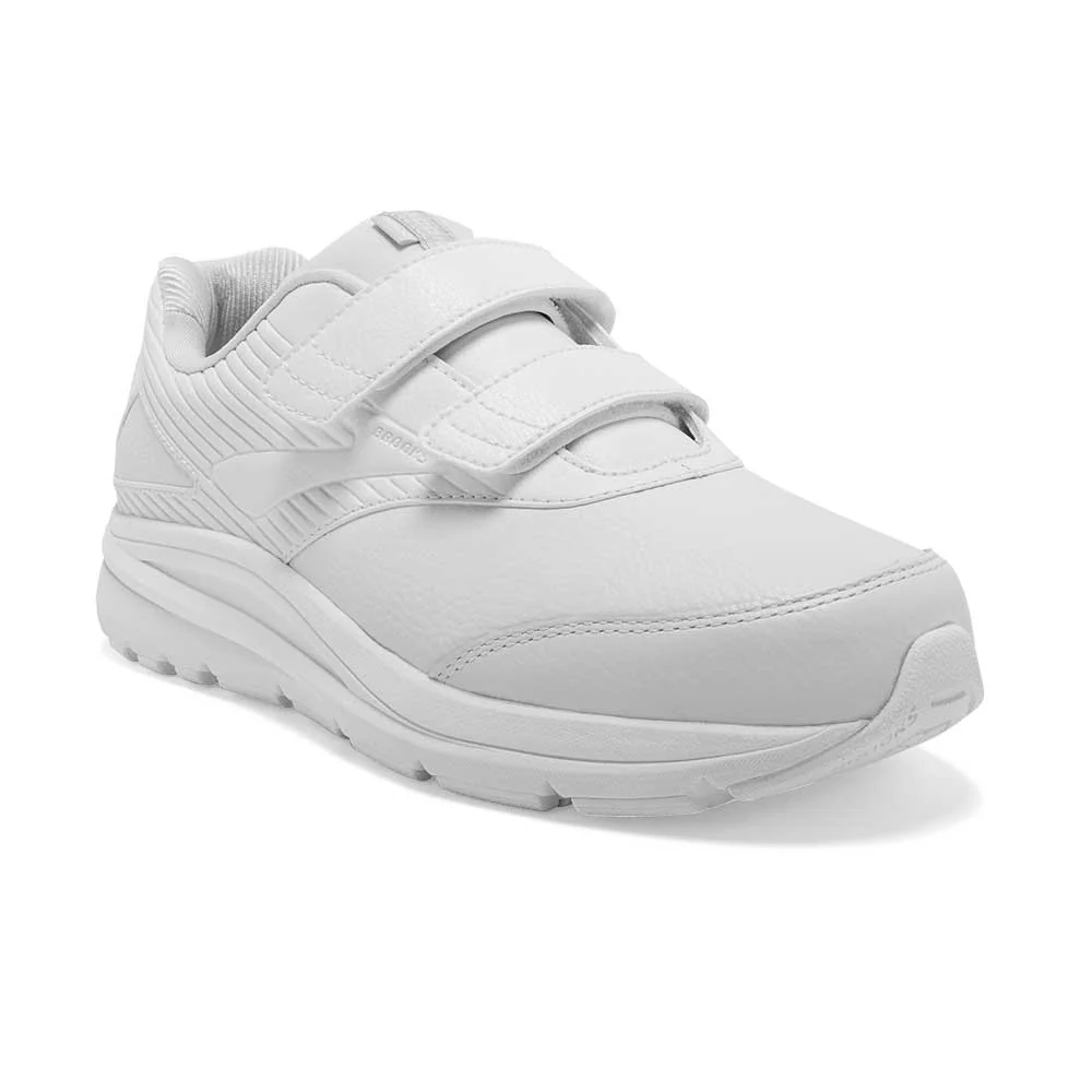 Women's Addiction Walker V-Strap 2 Walking Shoe - White/White- Extra Wide (EE) - Image 2