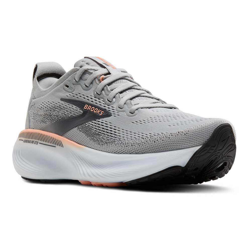 Women's Adrenaline GTS 25 Running Shoe - Grey/Blackened Pearl/Coral - Regular (B) - Image 2