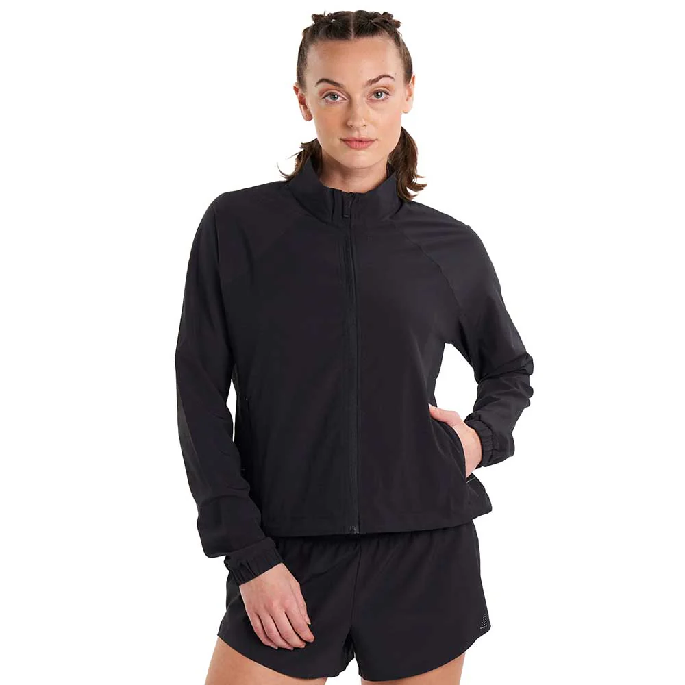 Women's Alrn Ventilated Run Jacket - Black - Image 2