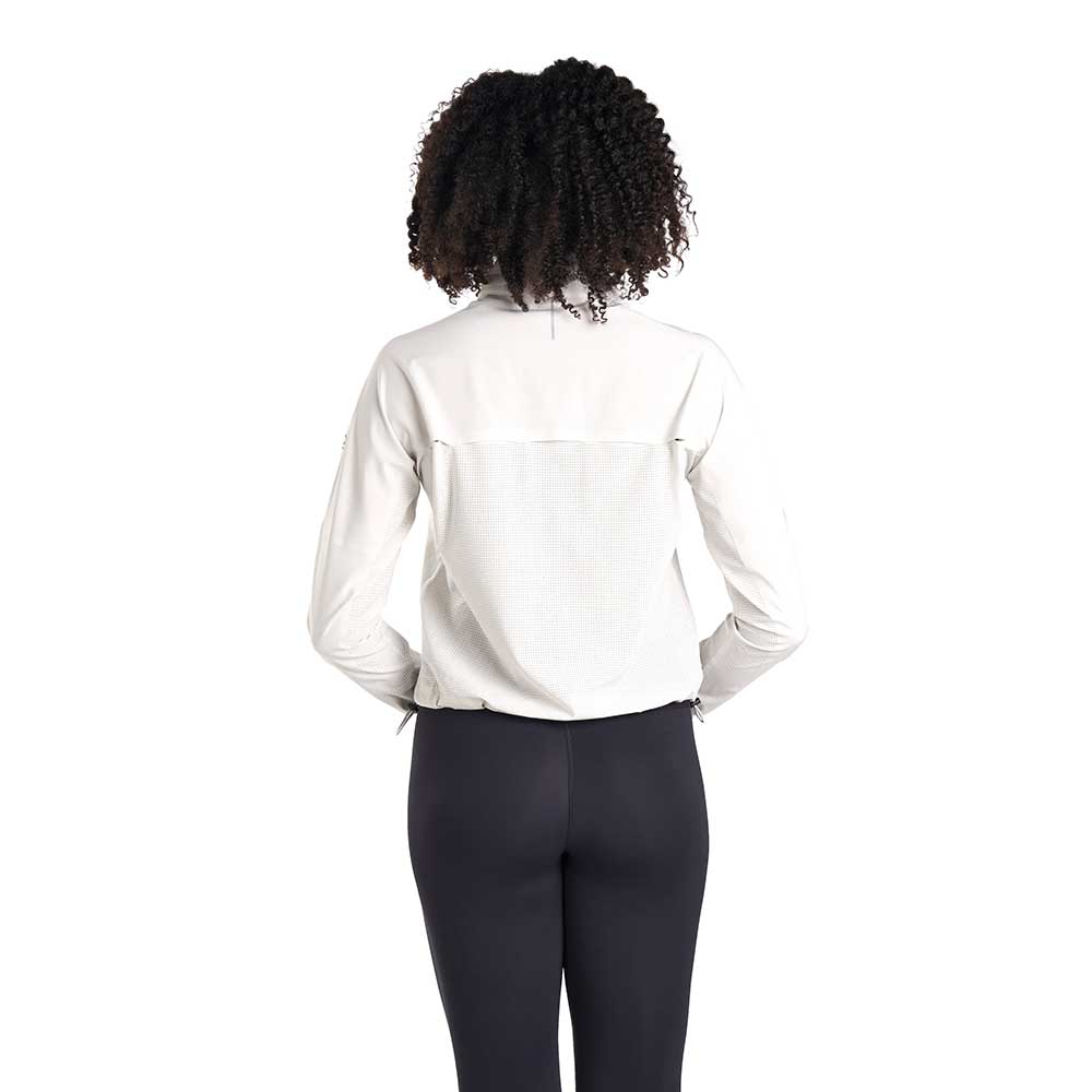 Women's Alrn Ventilated Run Jacket - Moonstone - Image 4
