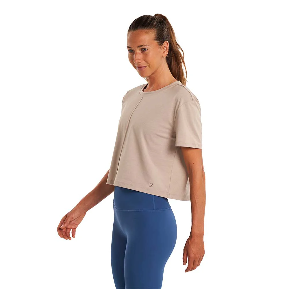 Women's ALSPRT Pintuck Tee - Sandstone - Image 2