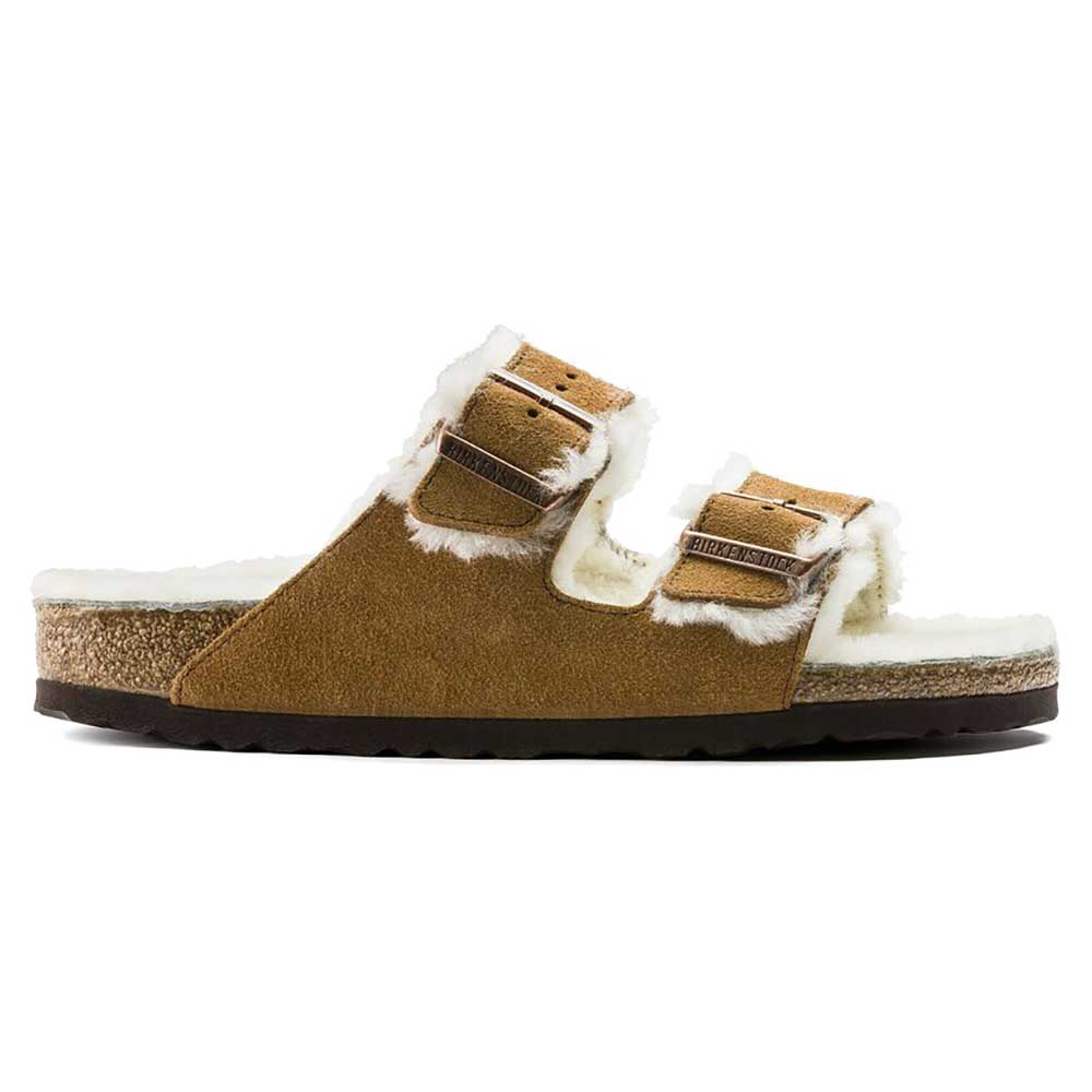 Women's Arizona Shearling Sandal - Mink - Regular/Medium - Image 2