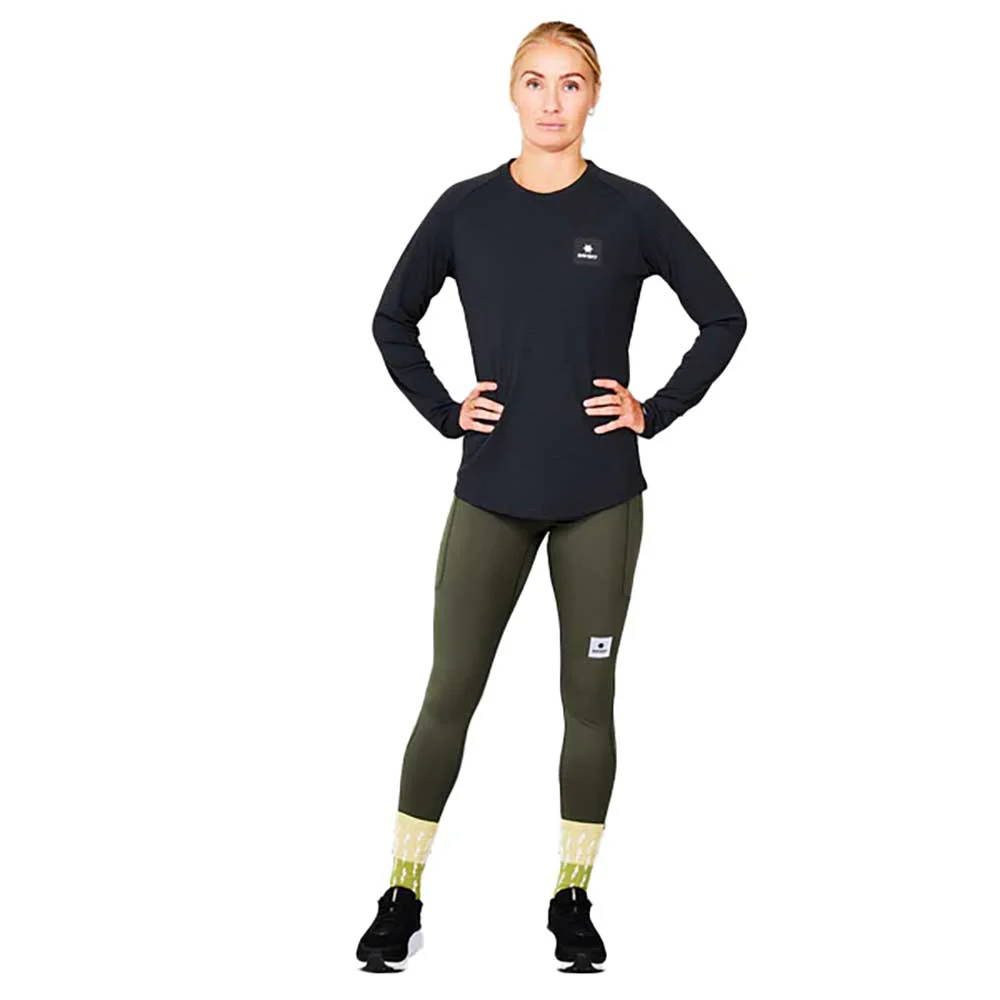 Women's Blaze Long Sleeve Light-Weight Fleece - Black - Image 2