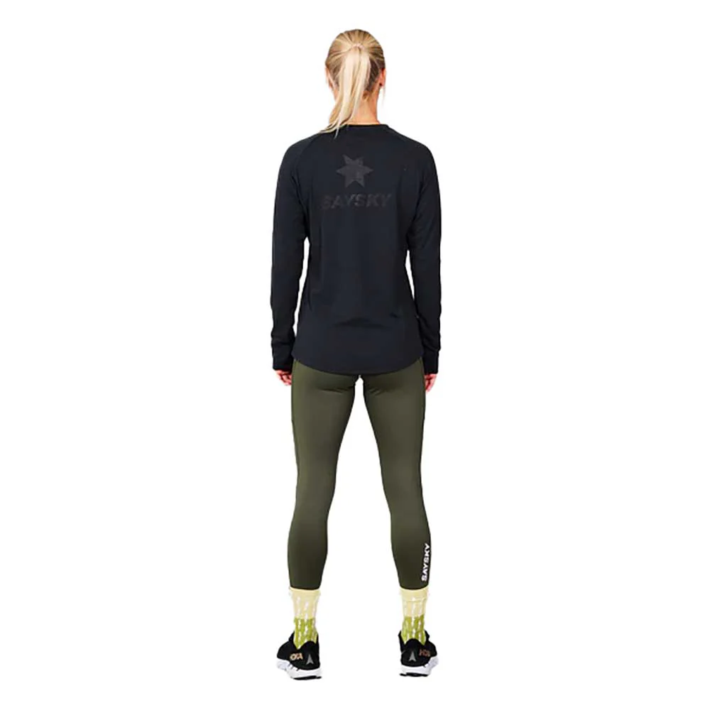 Women's Blaze Long Sleeve Light-Weight Fleece - Black - Image 3